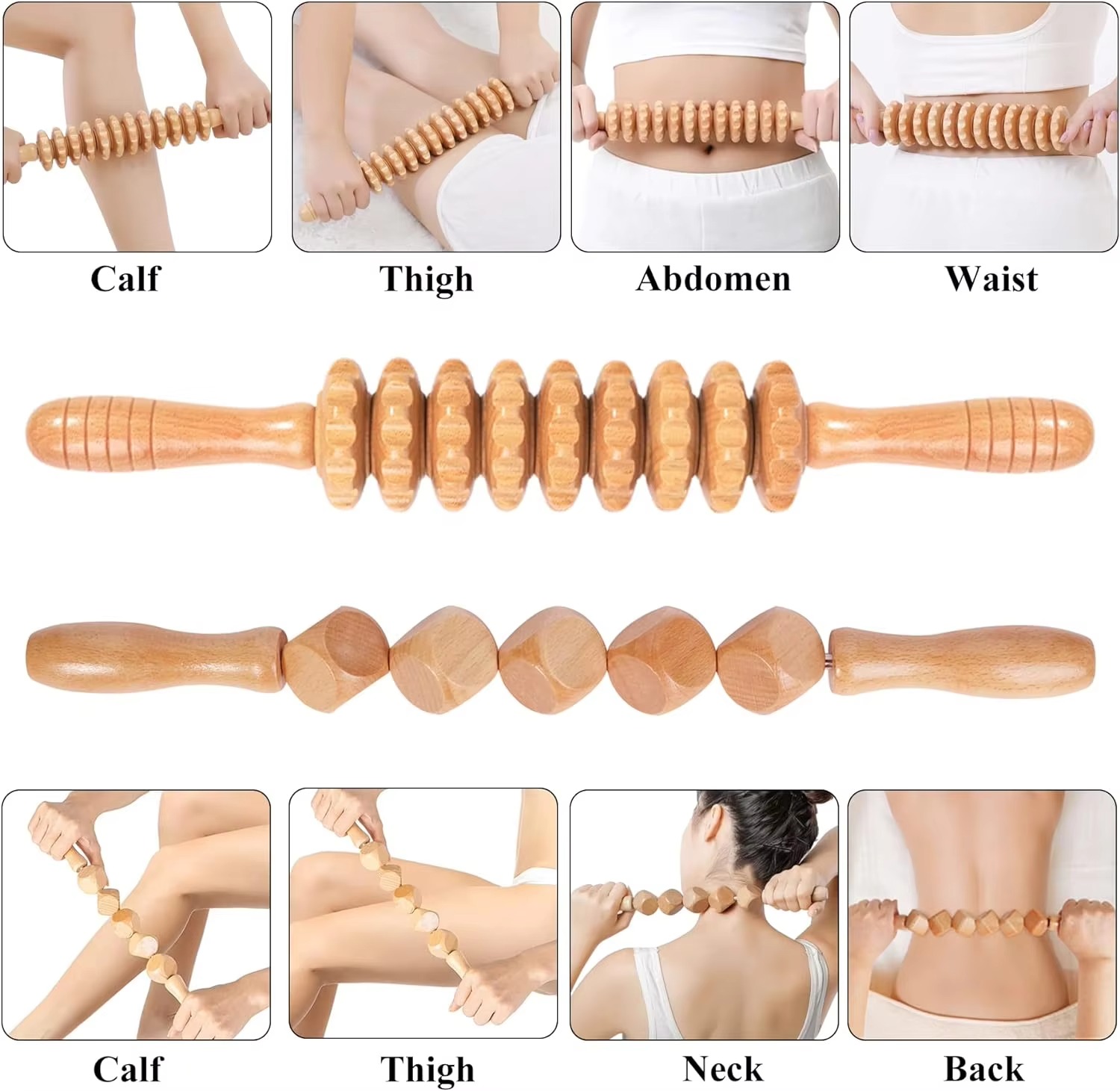 Wooden Massage Tools Kit Thumbnail 3
