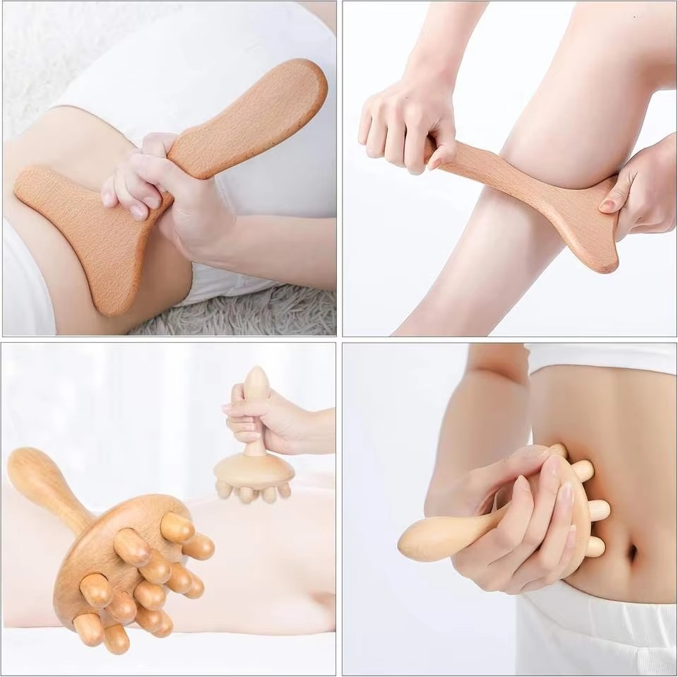 Wooden Massage Tools Kit Thumbnail 5
