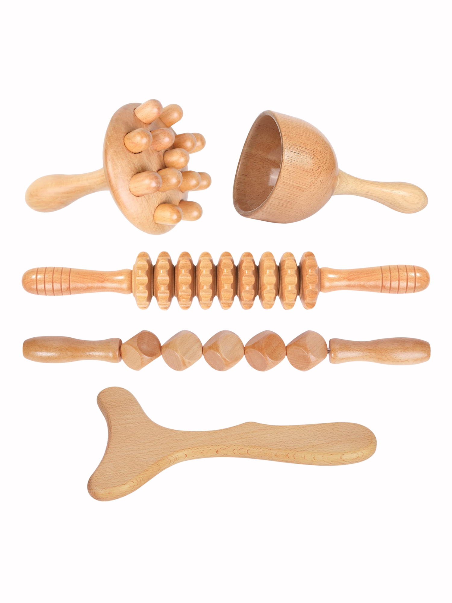 Wooden Massage Tools Kit