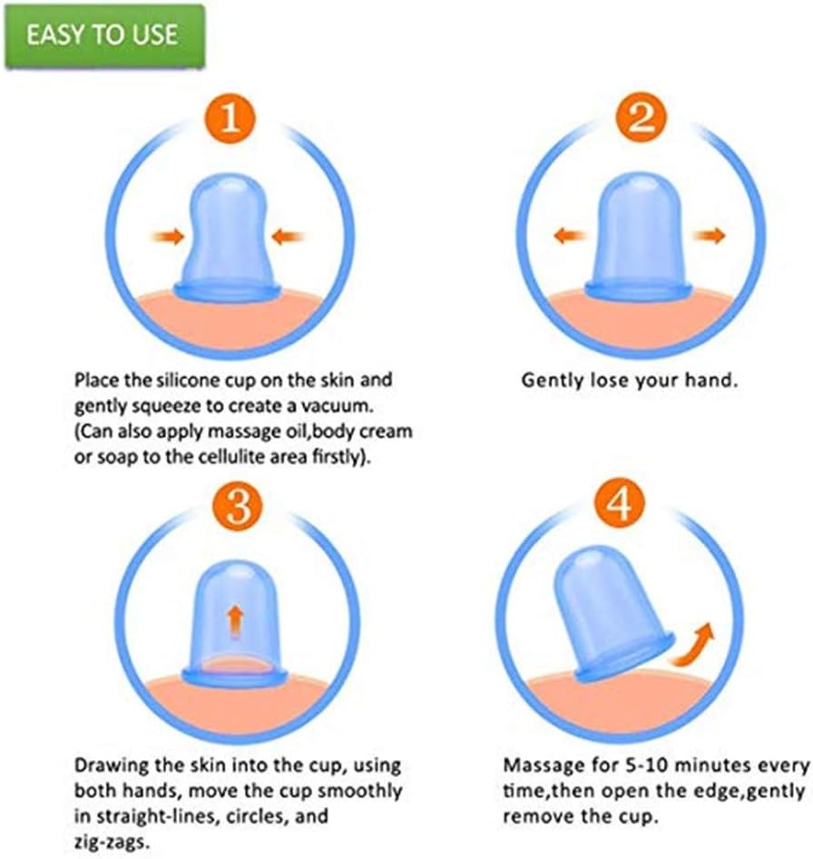 Silicone Anti Cellulite Cupping Therapy Set - CSC2 Thumbnail 5