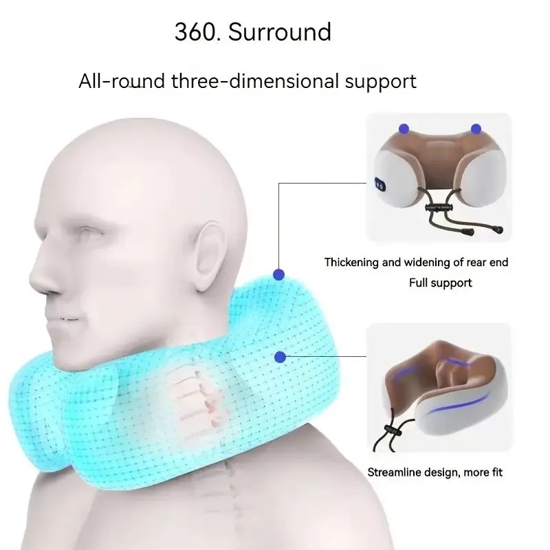 U-Shaped Electric Neck Massager - CMN1 Thumbnail 4