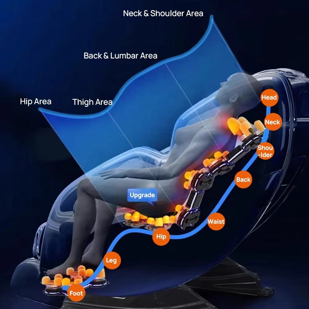 8D Full Body Heated Massage Chair - CMC1 Thumbnail 3